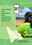 Luas Panen dan Produksi Padi Kabupaten Mandailing Natal 2021